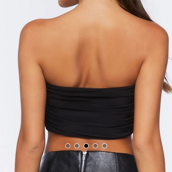 Crossover sweetheart tube top - Picture 3 of 5